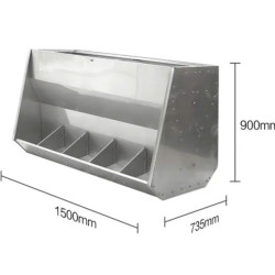 Máng Hộp Chia Ô Inox Dành Cho Lợn Thịt