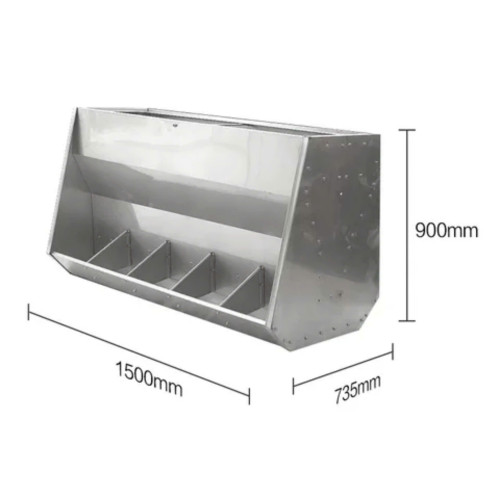 Máng Hộp Chia Ô Inox Dành Cho Lợn Thịt